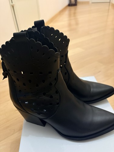 Stivaletti donna pelle neri - stivaletti,