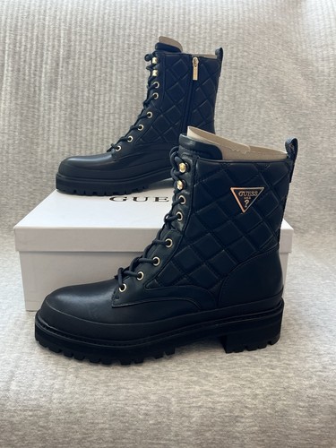 Guess stivali combat - stivali, donna