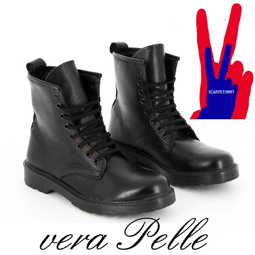 Stivali uomo anfibi pelle - stivali,