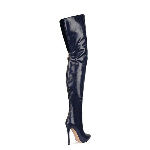 Stivali pelle sexy tacchi - pelle,