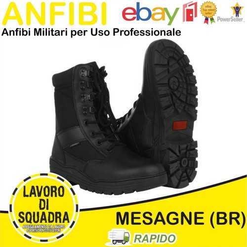 Anfibi stivali militari - anfibi, neri